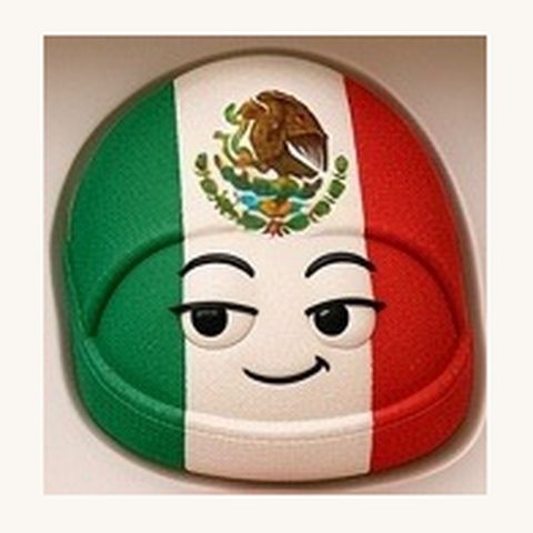 Mexican flag chancla squishy