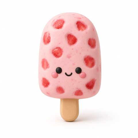 Strawberry paleta squishy