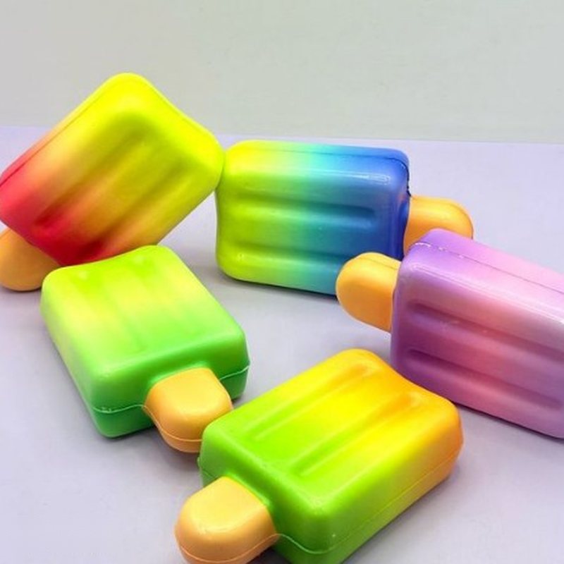 Rainbow Popsicle slow-rise squishy