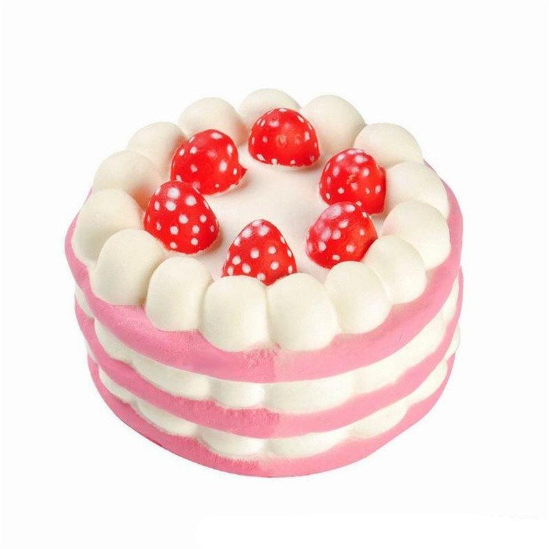 Strawberry Cake slow-rise squishy